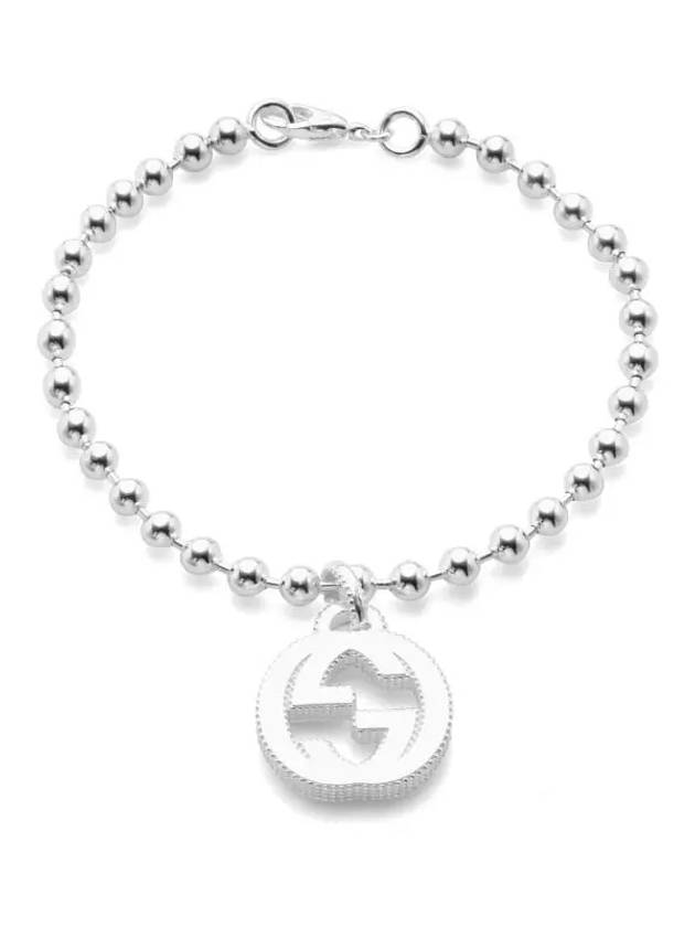 Interlocking G Pendant Bracelet YBA479226001 Silver - GUCCI - BALAAN 2