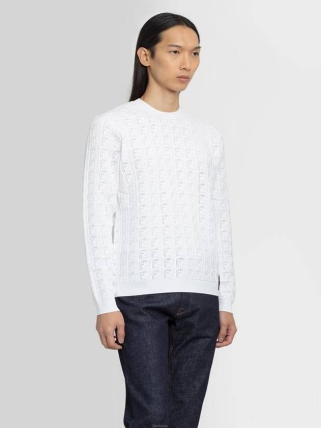 Knit White FZY431 AF83 54 - FENDI - BALAAN 9