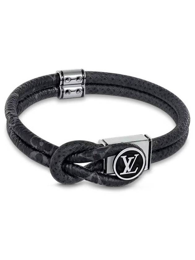 Loop It Monogram Bracelet Black - LOUIS VUITTON - BALAAN 3