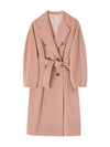 Madame Wool Double Coat Pink - MAX MARA - BALAAN 3