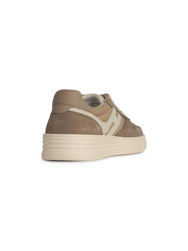 Hogan 'H631' Beige Fabric Sneakers - HOGAN - BALAAN 3