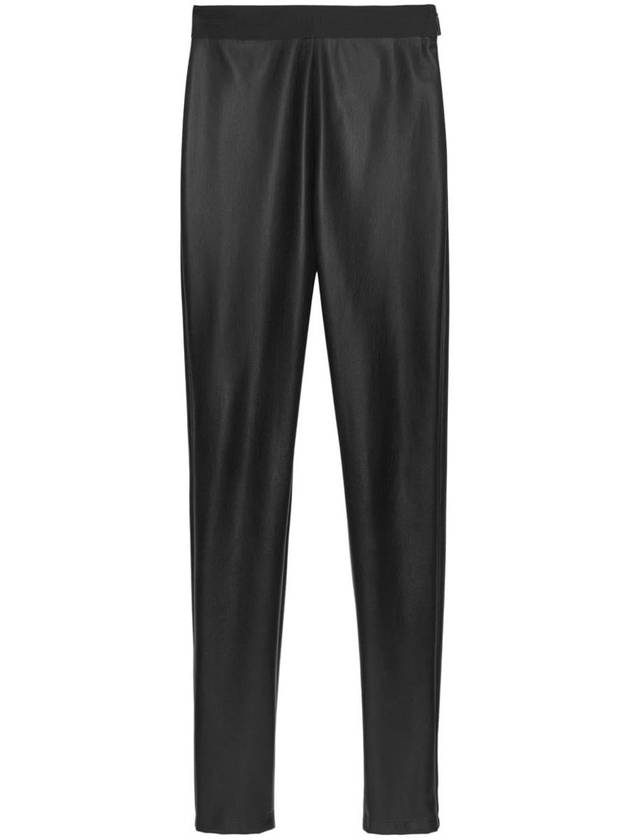 Msgm Faux Leather Leggings - MSGM - BALAAN 1