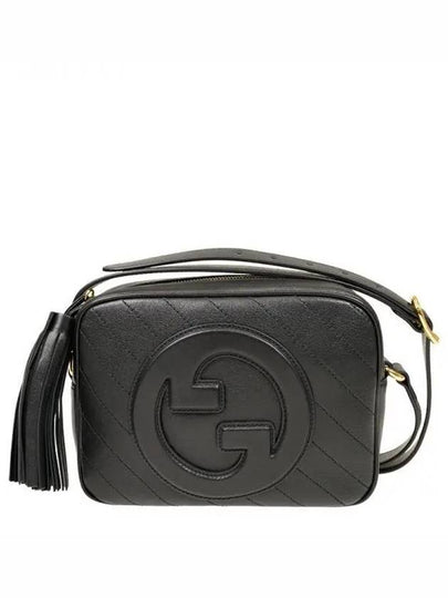 Blondie Small Leather Shoulder Bag Black - GUCCI - BALAAN 2