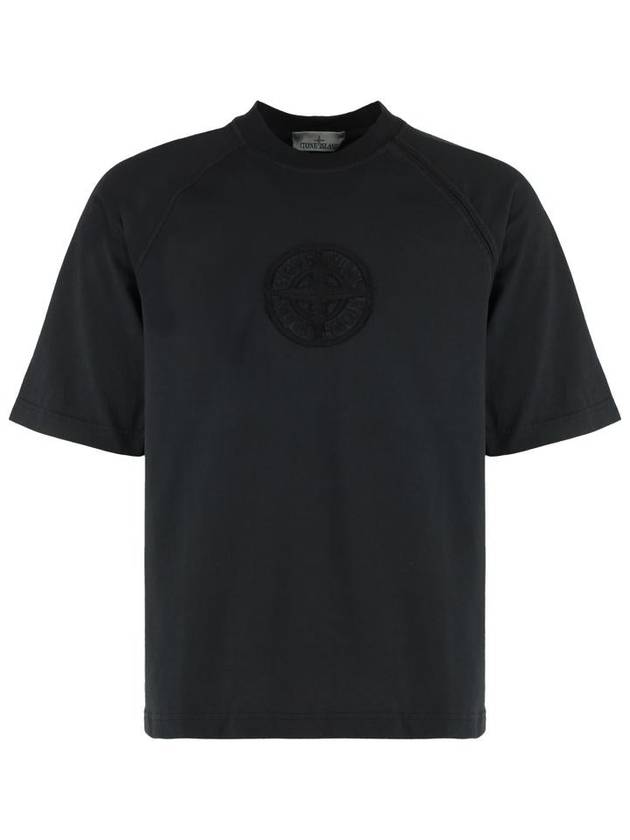 Stone Island Cotton Crew-Neck T-Shirt - STONE ISLAND - BALAAN 1