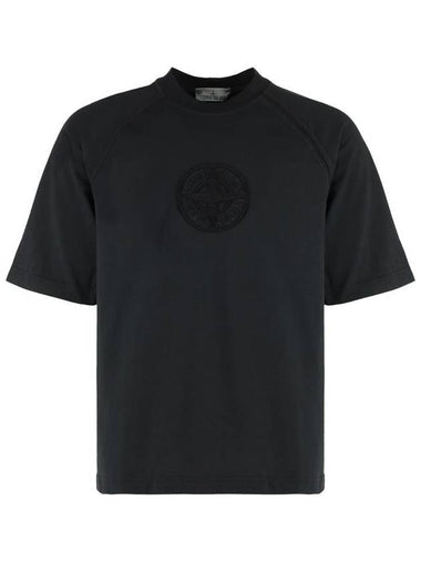 Stone Island Cotton Crew-Neck T-Shirt - STONE ISLAND - BALAAN 1