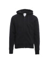 Classic Back Logo Cotton Zip-Up Hoodie Black - Y-3 - BALAAN 1