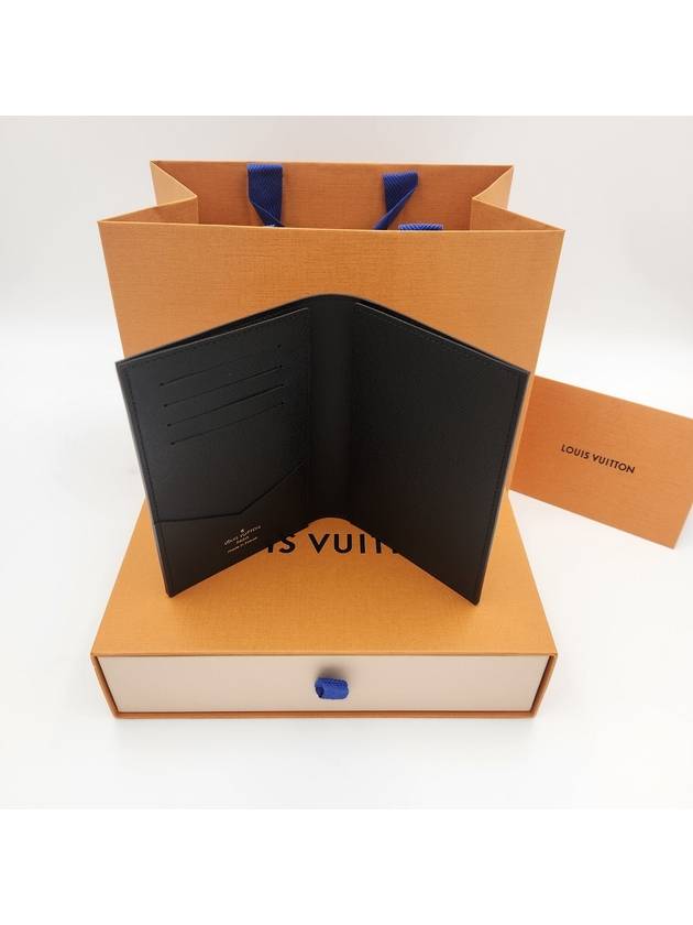 Monogram Eclipse Passport Wallet Black - LOUIS VUITTON - BALAAN 4