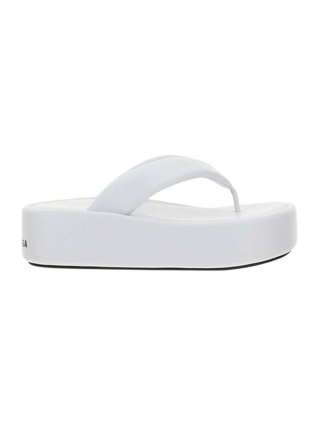 Women's Rise Thong Flip Flops White - BALENCIAGA - BALAAN 1