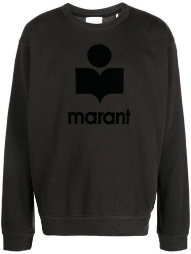 Mikoy Logo Cotton Sweatshirt Fade Black - ISABEL MARANT - BALAAN 1