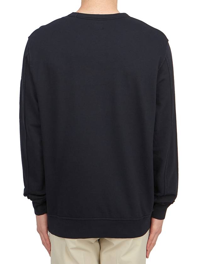 Light Fleece Sweatshirt Navy - CP COMPANY - BALAAN 5