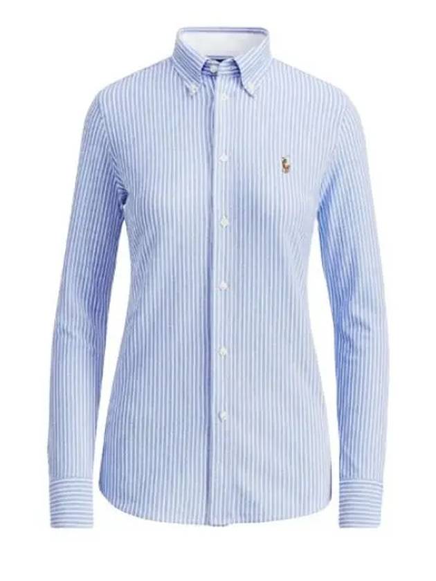 Striped Oxford Shirt Blue - POLO RALPH LAUREN - BALAAN 2