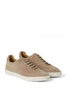 Almond Toe Leather Low Top Sneakers Sand Beige - BRUNELLO CUCINELLI - BALAAN 2