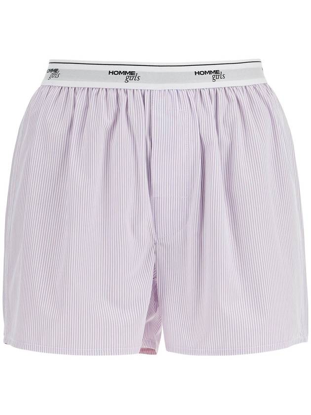 high-waisted lavender striped boxer - HOMMEGIRLS - BALAAN 1