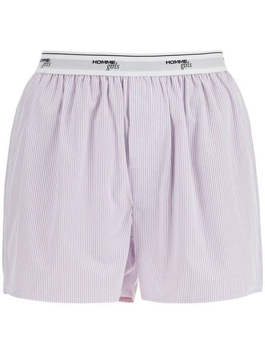 high-waisted lavender striped boxer - HOMMEGIRLS - BALAAN 1