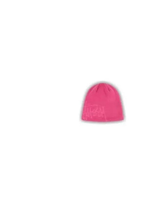 1321174 HOTP Emboss Smooth Stock Beanie - STUSSY - BALAAN 1