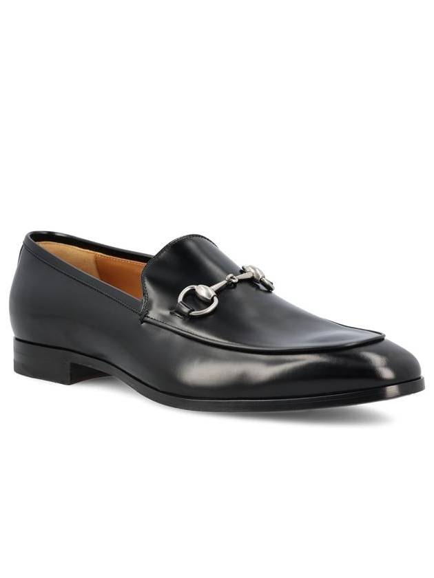 Men's Horsebit Leather Loafer Black - GUCCI - BALAAN 3