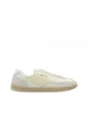 Rock Logo Print Suede Low Top Sneakers Plaster - STONE ISLAND - BALAAN 2