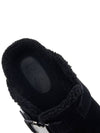 MON Suede Slippers Black - MONCLER - BALAAN 8