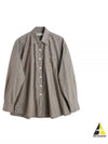 Shirt W2242BS STONE KHAKI PARACHUTE POPLIN GRAY - OUR LEGACY - BALAAN 2