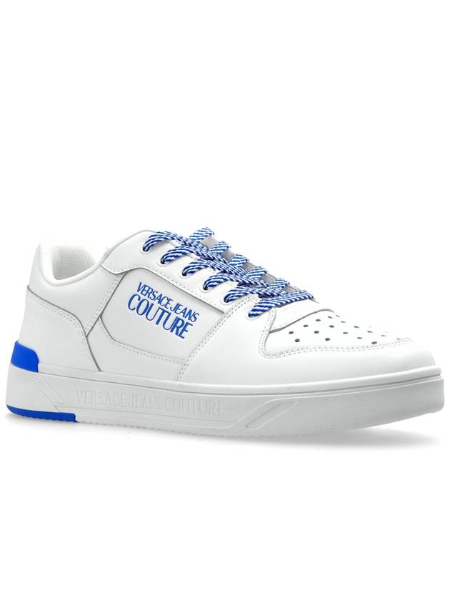 Versace Jeans Couture Sneakers With Logo, Men's, White - VERSACE - BALAAN 4