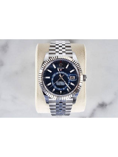 Skydweller Steel Blue Plate 23 Years Old - ROLEX - BALAAN 1