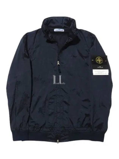 Men's Logo Patch Nylon Metal Zip-up Jacket Navy - STONE ISLAND - BALAAN 2