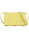 Cassette Intrecciato Small Cross Bag Yellow - BOTTEGA VENETA - BALAAN 2