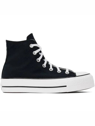 Black Chuck Taylor All Star Lift High Top Sneakers 242799F127013 271444 1148801 - CONVERSE - BALAAN 1