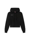 Star Tiger Crop Hoodie Black - KENZO - BALAAN 1