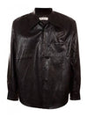 Cageian Leather Long Sleeve Shirt Black Fake - OUR LEGACY - BALAAN 2