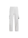 Corduroy Cotton Cargo Straight Pants Plaster - STONE ISLAND - BALAAN 2