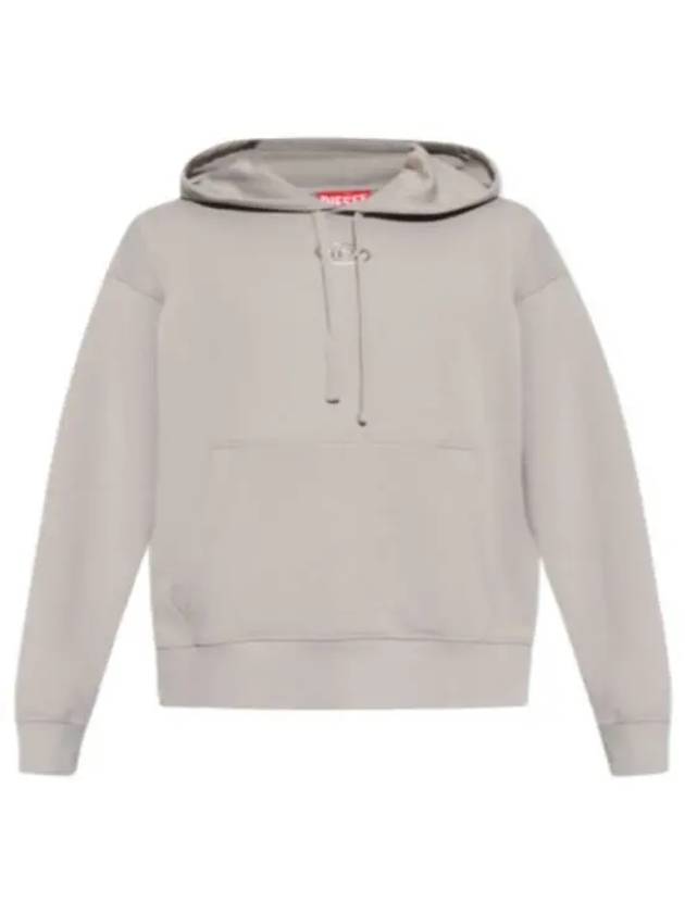 S Macs Logo Hoodie Grey - DIESEL - BALAAN 2