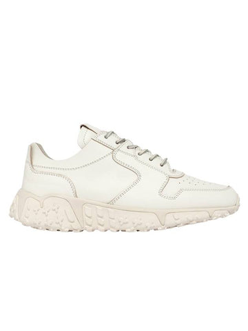 Vinci X Leather Low Top Sneakers White - BUTTERO - BALAAN 1