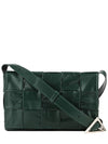 Intrecciato Triangle Buckle Cassette Cross Bag Dark Green - BOTTEGA VENETA - BALAAN 2