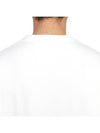 Metropolis Series Stretch Fleece Logo Sweatshirt White - CP COMPANY - BALAAN 8