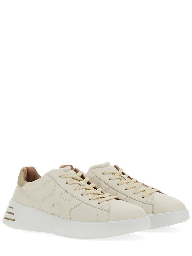 leather low-top sneakers beige - HOGAN - BALAAN 7