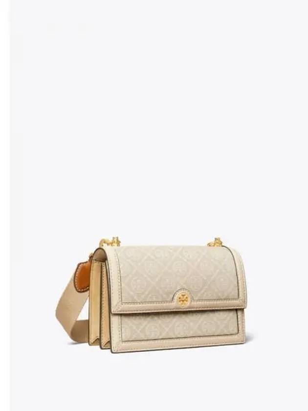 Monogram small shoulder bag cross ivory domestic product GM0024020776836 - TORY BURCH - BALAAN 1