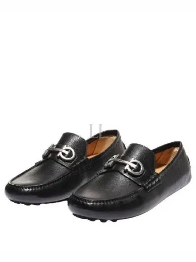 Gancini Ornament Driving Shoes Black - SALVATORE FERRAGAMO - BALAAN 2