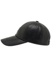 CLASSIC LEATHER CAP BLACK - LIBERE - BALAAN 3