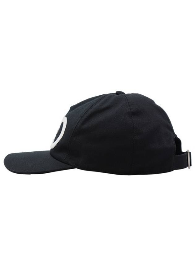 Gancini Logo Base Ball Cap Black - SALVATORE FERRAGAMO - BALAAN 3