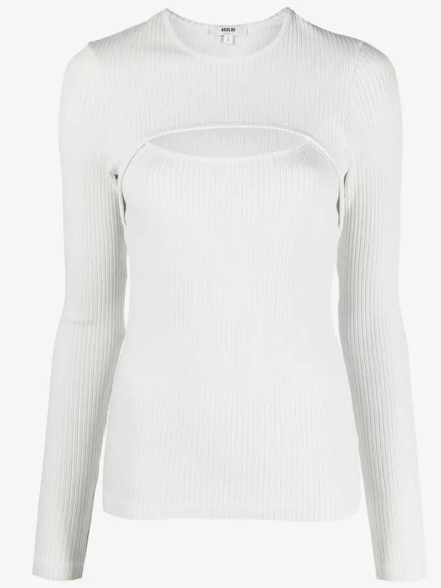 Cutout Knit Top Powder - AGOLDE - BALAAN 3