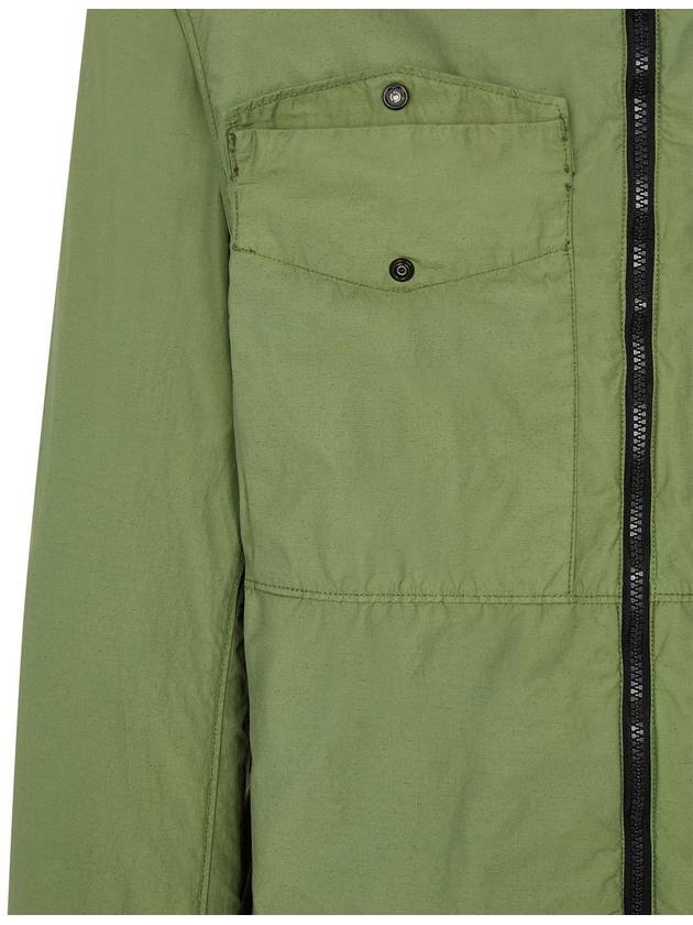 Waffen Naslan Light Watro Zip-up Jacket Olive - STONE ISLAND - BALAAN 6