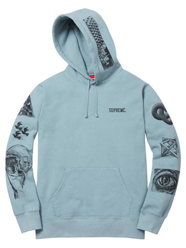 MC Escher Hooded Dusty Slate MC Escher Hooded Sweatshirt Dusty slate - SUPREME - BALAAN 2