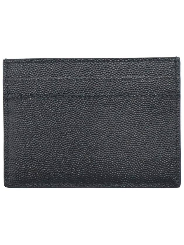 Saint Laurent 485631 Black Grande Poudre YSL Initial Card Wallet - SAINT LAURENT - BALAAN 3