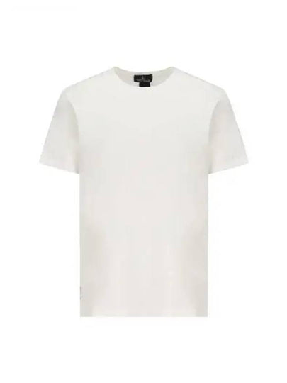 Shadow Back Graphic Print Short Sleeve T-Shirt  Natural White - STONE ISLAND - BALAAN 2