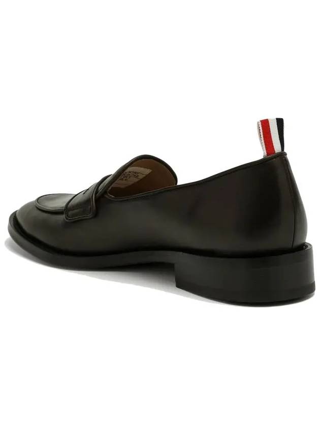 Grosgrain Loop Trim Loafers Brown - THOM BROWNE - BALAAN 5