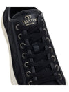 Toile Iconographe Low Top Sneakers Black - VALENTINO - BALAAN 9