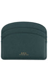 Demi Lune Card Wallet Butt Dark Green - A.P.C. - BALAAN 2