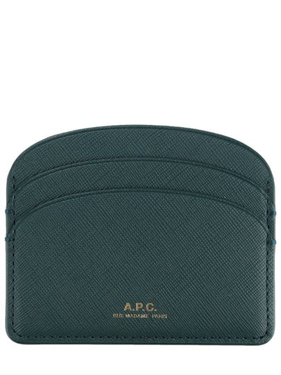 Demi Lune Card Wallet Butt Dark Green - A.P.C. - BALAAN 2