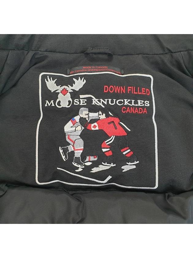 Men s Stealing Black Fur L - MOOSE KNUCKLES - BALAAN 8